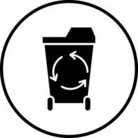 Waste Facility Vector Icon Style