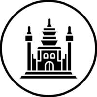 Angkor Wat Vector Icon Style