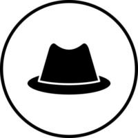 vaquero sombrero vector icono estilo