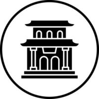 Pagoda Vector Icon Style