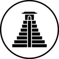 Chichen Itza Vector Icon Style