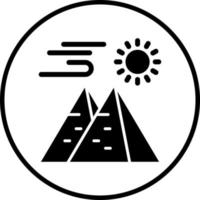 Pyramid Vector Icon Style