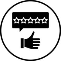 Customer Feedback Vector Icon Style