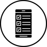 Survey Mobile App Vector Icon Style
