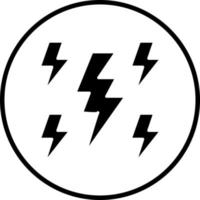 Thunder Vector Icon Style