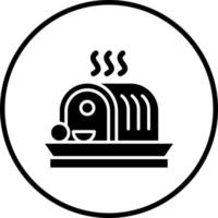 Roasted Meat Vector Icon Style