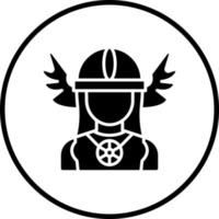 Shieldmaiden Vector Icon Style