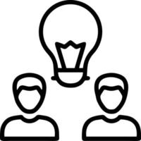 Idea solution icon symbol vector image. Illustration of the creative innovation concept design. EPS 10