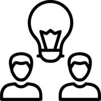 Idea solution icon symbol vector image. Illustration of the creative innovation concept design. EPS 10