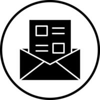 Newsletter Vector Icon Style