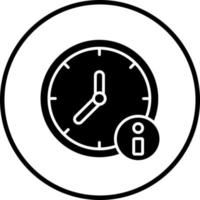 reloj fuera vector icono estilo