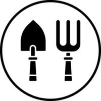 Fork And Trowel Vector Icon Style