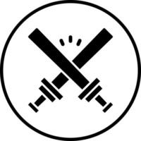 Glow Sticks Vector Icon Style
