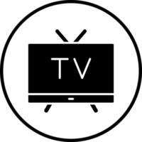 televisión vector icono estilo