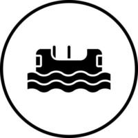 Log Flume Vector Icon Style