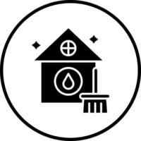 Water Damage Cleaning Vector Icon Style