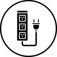 Extension Cord Vector Icon Style