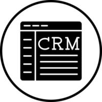 Crm Vector Icon Style