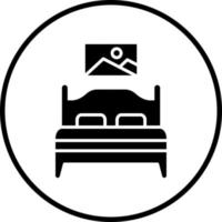 dormitorio vector icono estilo