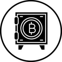 Crypto Vault Vector Icon Style