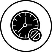 Block Time Vector Icon Style