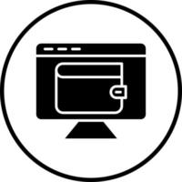 Digital Wallet Vector Icon Style