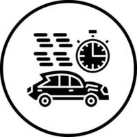 Race Stopwatch Vector Icon Style