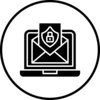 Email Protection Vector Icon Style