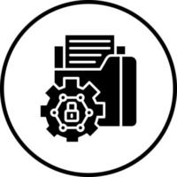 Control Over Information Vector Icon Style
