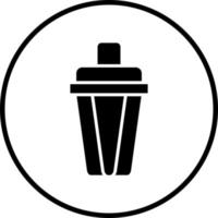 Vector Design Cocktail Shaker Vector Icon Style