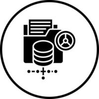 Data Controller Vector Icon Style