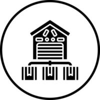 Distribution Center Vector Icon Style