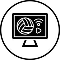 Live Sports Vector Icon Style