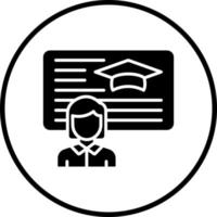 Lecturer Vector Icon Style