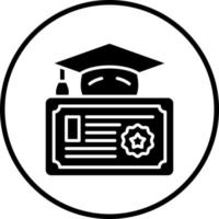 Diploma Vector Icon Style