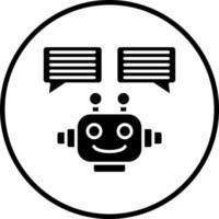 Chatbot Vector Icon Style