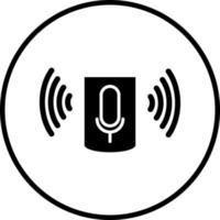 Voice Assistant Vector Icon Style