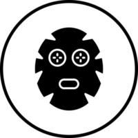 facial máscara vector icono estilo
