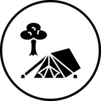 Camping Vector Icon Style