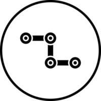 Cycle Chain Vector Icon Style
