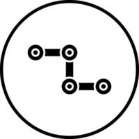 Cycle Chain Vector Icon Style