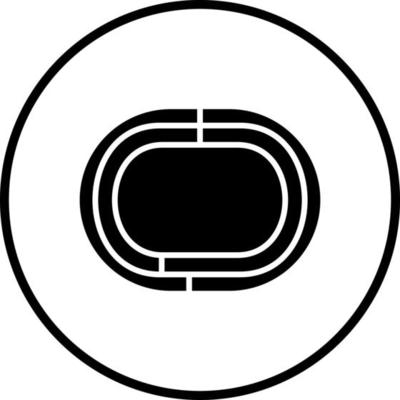 Running Track Vector Icon Style
