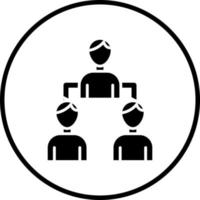 Group Leader Vector Icon Style