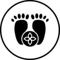 Foot Spa Vector Icon Style