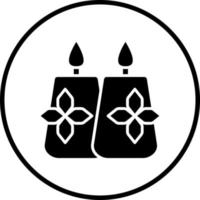 Spa Candle Vector Icon Style