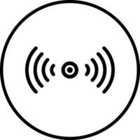 Motion Sensor Vector Icon Style