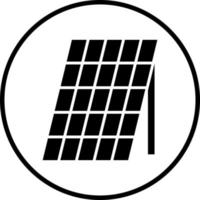 solar panel vector icono estilo
