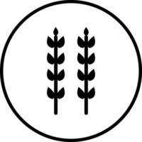 Wheat Vector Icon Style