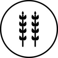 Wheat Vector Icon Style