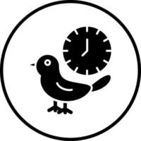 Early Bird Vector Icon Style